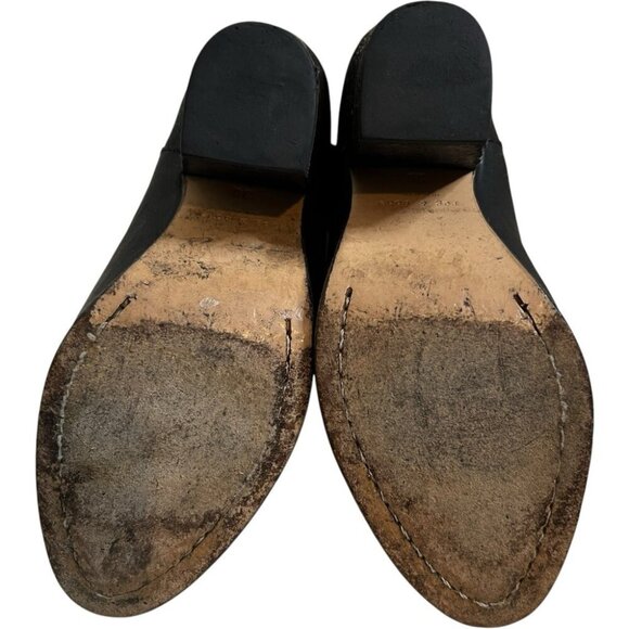 Rag Bone Womens Harrow Bootie Black Size EU 36 M US 6 Leather 3.5" Stacked Heel - Picture 6 of 9